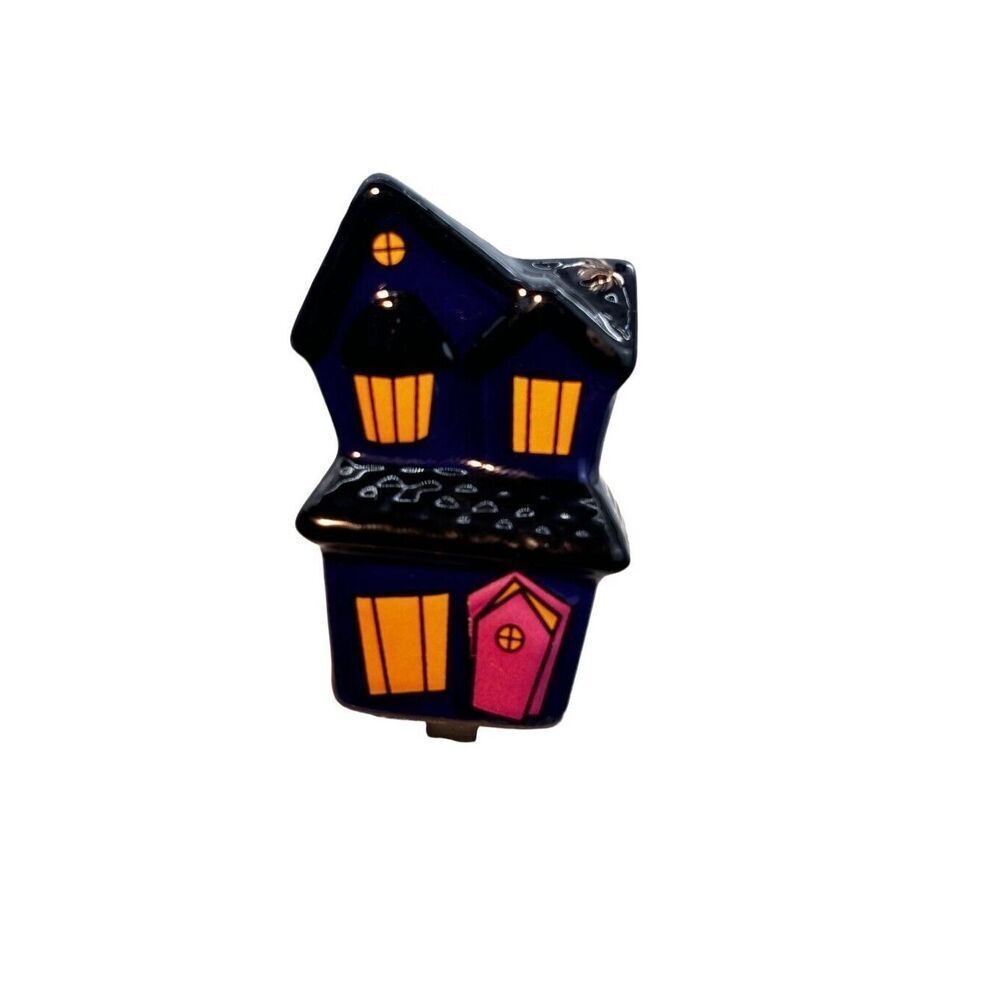 Nora Fleming Haunted House Spooky Spaces Mini Ceramic Charm A253 Halloween